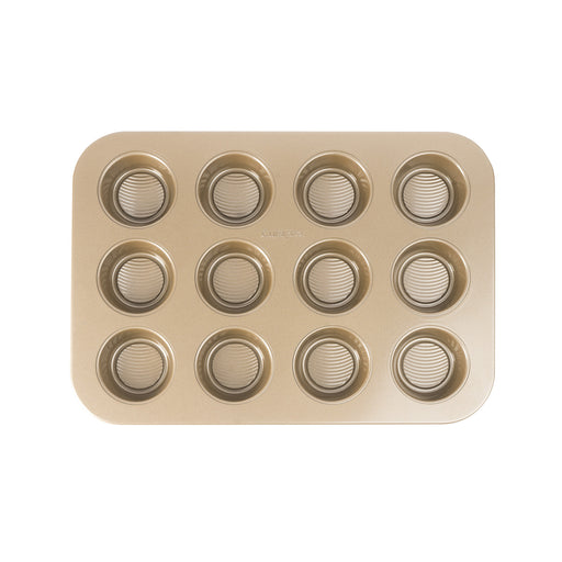 Cuisipro 12-Cup Steel Nonstick Muffin Baking Pan