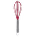 Cuisipro 10 Inch Silicone Egg Whisk, Red