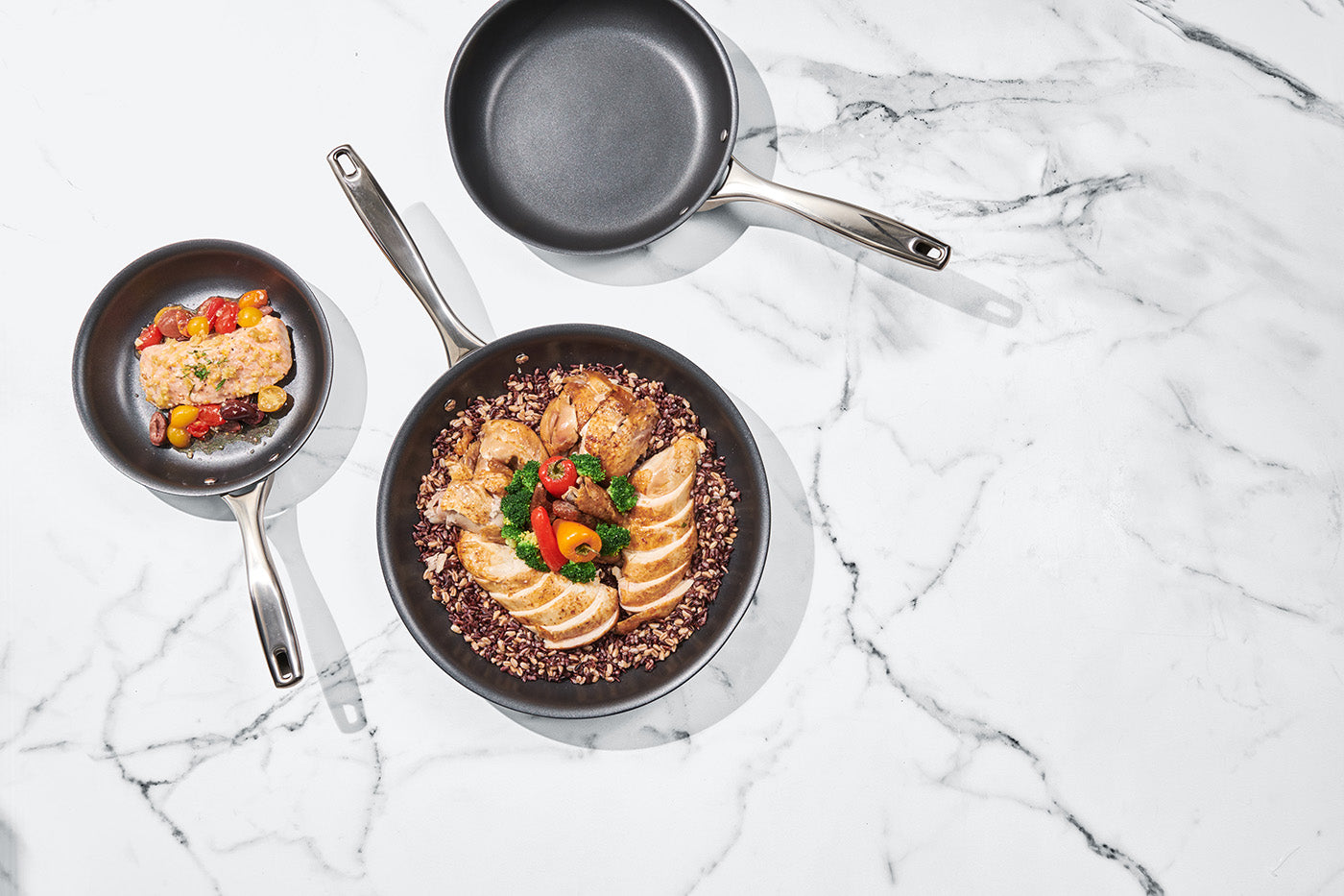 Cuisipro Easy Release Hard Anodized 9.5-Inch Fry Pan