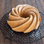 Nordic Ware Cast Aluminum Heritage Bundt Pan, Gold