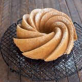 Nordic Ware Cast Aluminum Heritage Bundt Pan, Gold