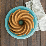 Nordic Ware Cast Aluminum Heritage Bundt Pan, Gold