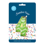 R&M International Number 4 Cookie Cutter