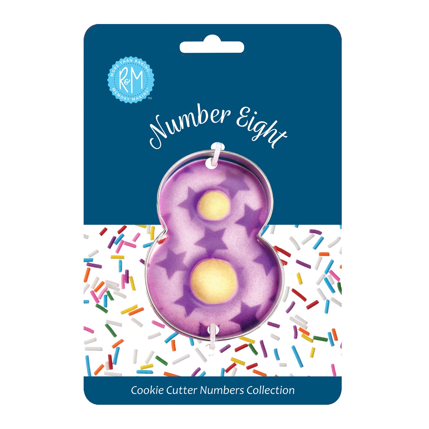 R&M International Number 8 Cookie Cutter