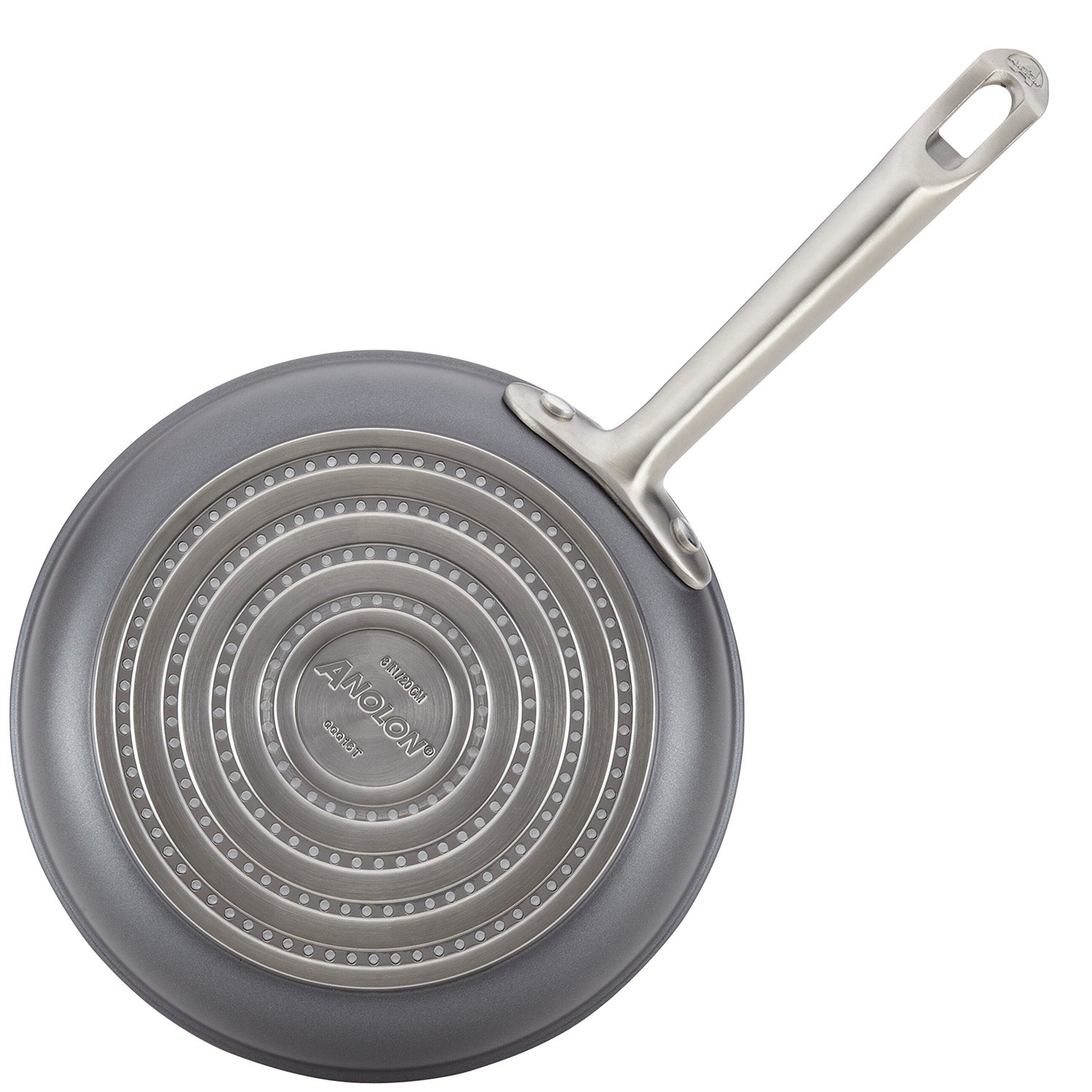 Anolon Accolade Hard Anodized Nonstick Frying Pan, 8-Inch, Gray