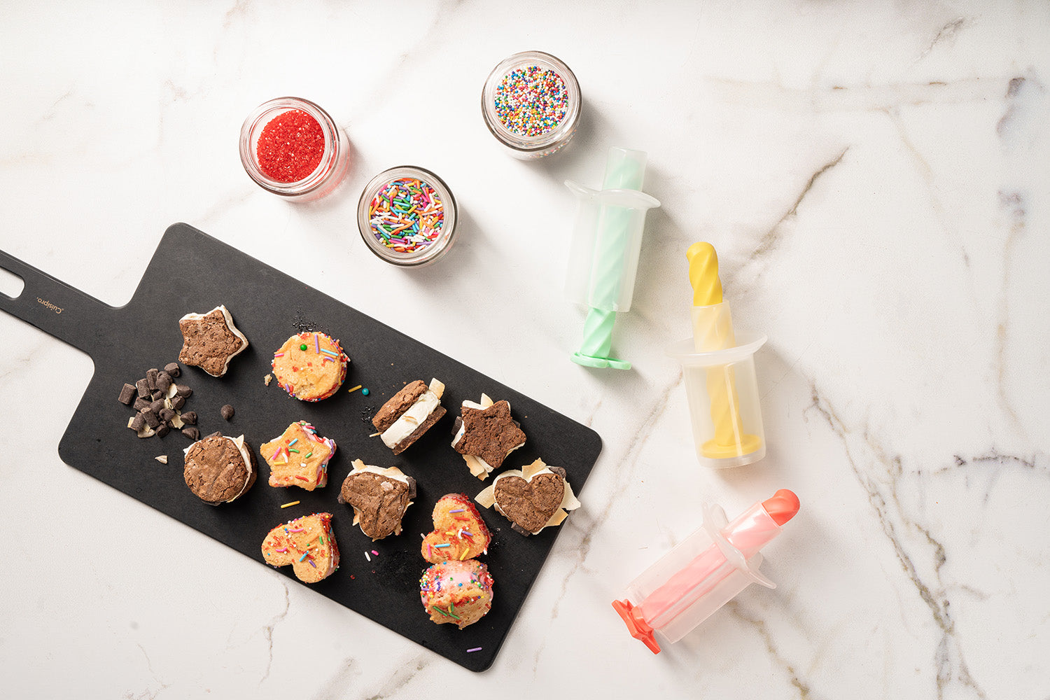 Cuisipro Mini Ice Cream Sandwich Maker 5.8 Inch, Set of 3