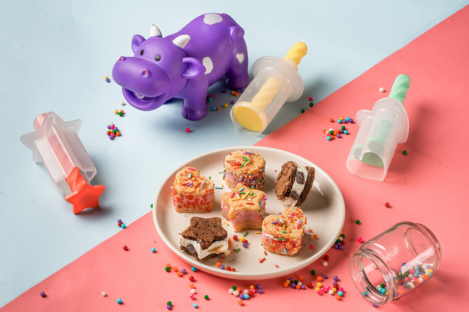 Cuisipro Mini Ice Cream Sandwich Maker 5.8 Inch, Set of 3