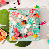 Cuisipro Snap-Fit Square Pop Mold, 2.9oz/85ml, Set of 6, Turquoise