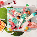 Cuisipro Snap-Fit Square Pop Mold, 2.9oz/85ml, Set of 6, Turquoise