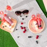 Cuisipro Snap-Fit Circle Pop Mold, 2.9oz/85ml, Set of 6, Coral