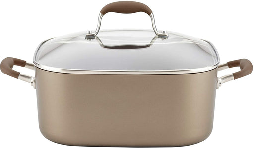 Anolon Advanced Umber Hard-Anodized Nonstick 7-Quart Covered Square Dutch Oven