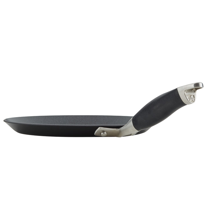 Anolon Advanced Home Hard-Anodized Nonstick Crepe Pan, 9.5-Inch, Onyx