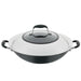 Anolon Advanced Home Hard-Anodized Nonstick Wok with Side Handles and Lid, 14-Inch, Onyx
