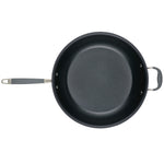 Anolon Advanced Home Hard-Anodized Nonstick Frying Pan with Helper Handle, 14.5-Inch, Moonstone