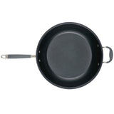 Anolon Advanced Home Hard-Anodized Nonstick Frying Pan with Helper Handle, 14.5-Inch, Moonstone