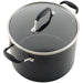 Anolon Advanced Home Hard-Anodized Nonstick Stockpot with Lid, 10-Quart, Onyx
