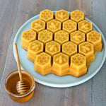 Nordic Ware Cast Aluminum Honeycomb Pull - Apart Pan, Gold