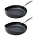 Radical Pan Nonstick Frying & Saute Pan Skillet With Stainless Steel Handle, Set of 2 - 8.5"