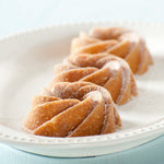 Nordic Ware Cast Aluminum Heritage Bundtlette Cakes, Gold