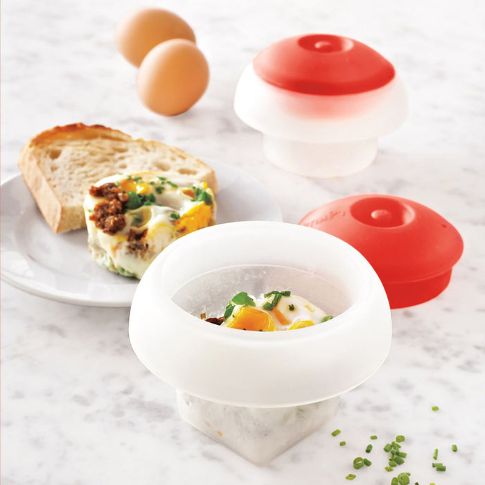 Lekue Ovo Kit Egg Cooker, Square & Cylinder