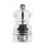 Peugeot Nancy Salt Mill Acrylic, 4-Inch Clear
