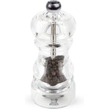 Peugeot Nancy Pepper Mill Acrylic, 5-Inch, Clear