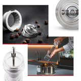 Peugeot Nancy Pepper Mill Acrylic, 7-Inch, Clear