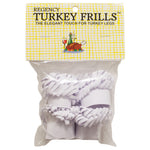 Regency Turkey Frills, Decorative Holders for Turkey Legs, Set of 4