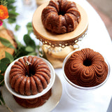 Nordic Ware Cast Aluminum Bundt Quartet Pan, Gold