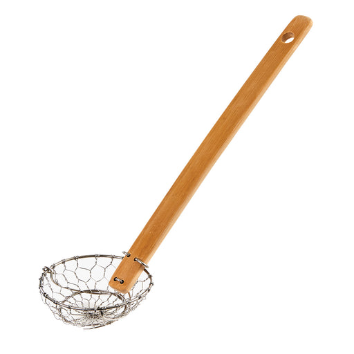 Helen's Asian Kitchen Mini Spider Strainer 3-Inch, Bamboo and Stainless Steel
