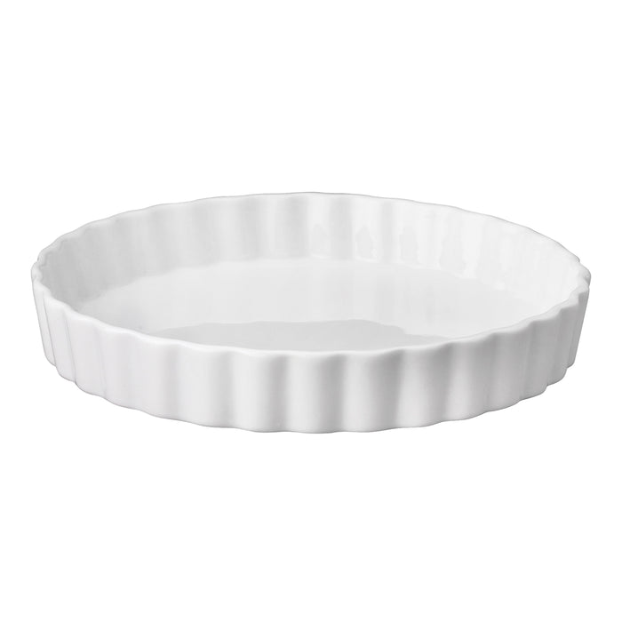 HIC Porcelain 7.75 Inch Round Quiche Baking Dish