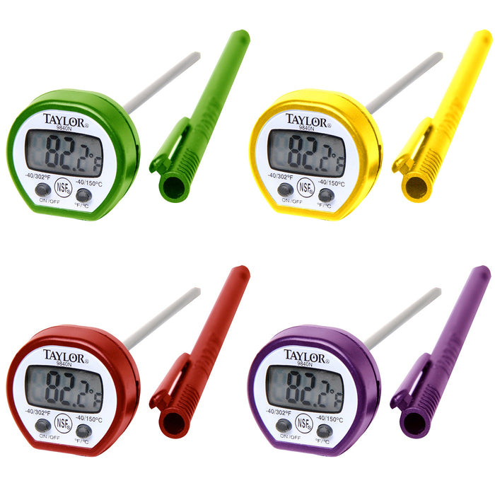 Taylor Classic Digital Instant Read Thermometer Assorted Colors