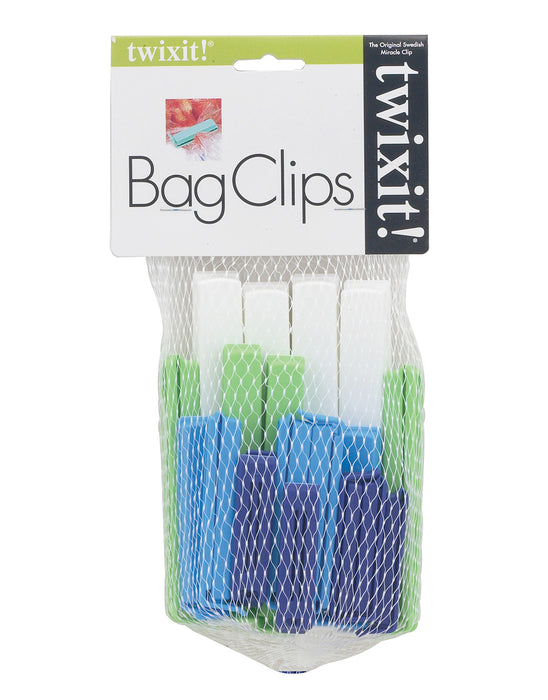 Twixit Swedish Bag Clip Set of 20 Chip Clips Multiple Sizes