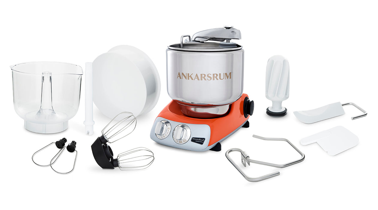 Ankarsrum Original Electric Stand Mixer, 7.4 Quart, Orange