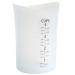 iSi Basics Silicone Flexible Clear Measuring Cup, 4 Cup