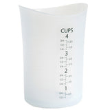 iSi Basics Silicone Flexible Clear Measuring Cup, 4 Cup