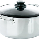 Frieling Black Cube Hybrid Quick Release 7.5 Quart Stockpot, 11-Inch