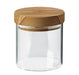 Berard Glass Storage Jar With Olive Wood Lid, 13.5-Ounce
