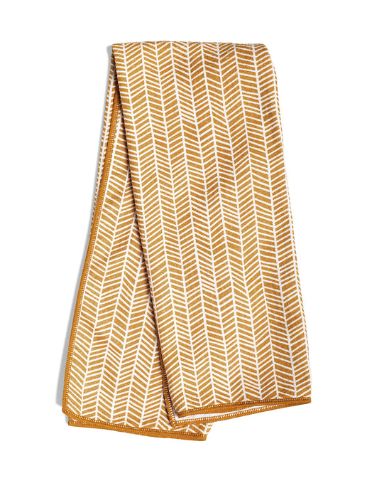 Once Again Home Co. Super Absorbant Anywhere Towel, Branches, Gold