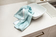 Once Again Home Co. Super Absorbant Anywhere Towel, Branches, Turquoise
