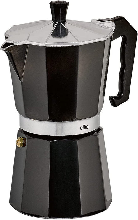 Cilio Classico Stovetop Espresso Maker, 15 Ounce, Black