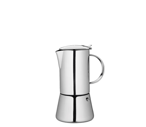 Cilio Aida Stainless Steel Stovetop Espresso Maker, Polished Stainless