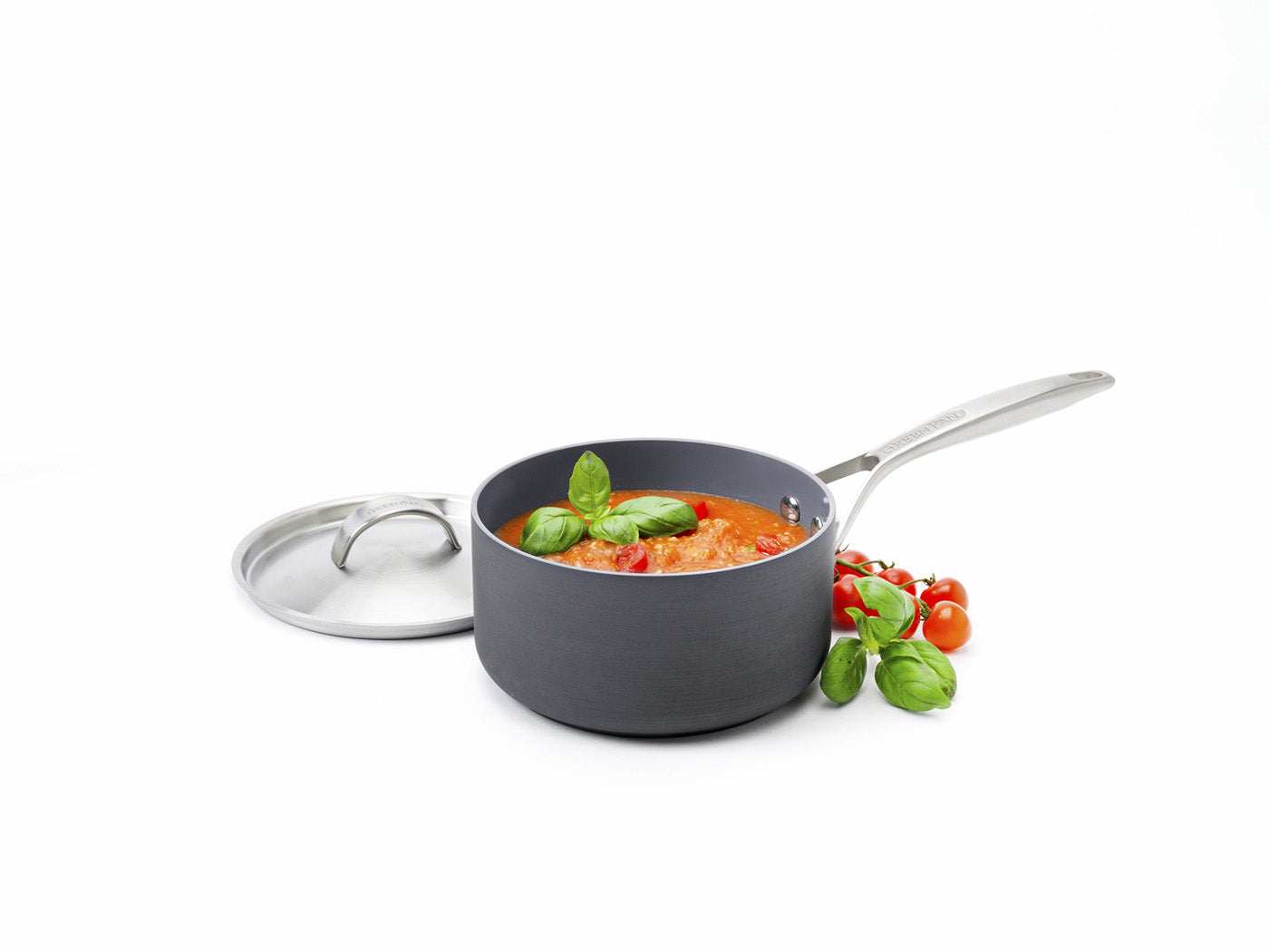 GreenPan Paris Pro 3 Quart Covered Sauce Pan