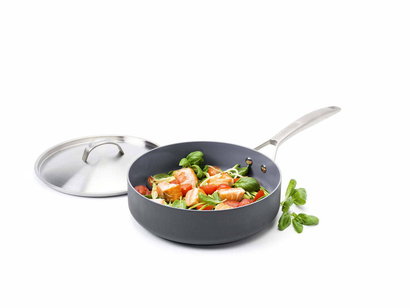 GreenPan Paris Pro 11" 4 Quart Covered Saute Pan