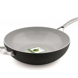 GreenPan Paris Pro 12.5" Open Wok with Helper Handle