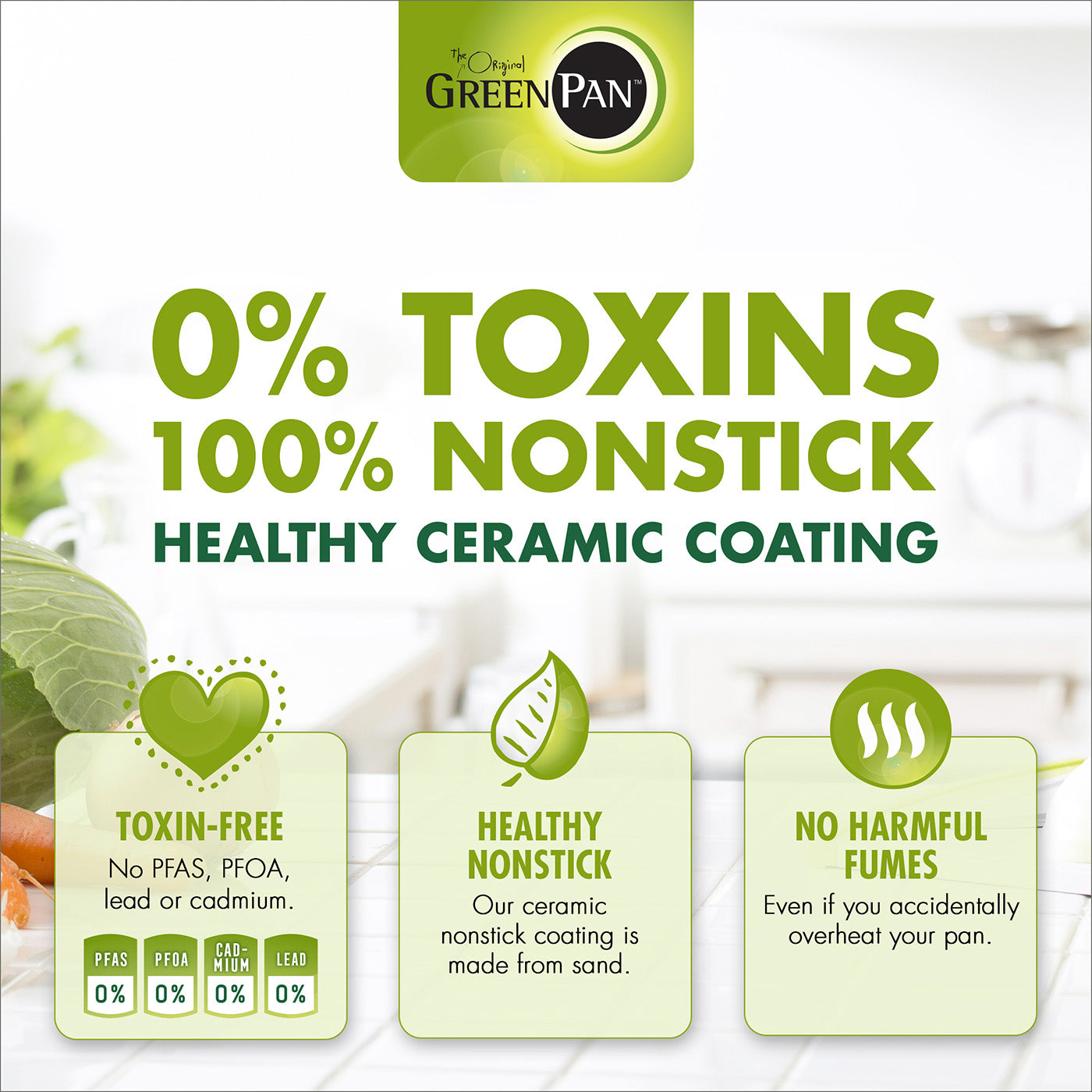 GreenPan Venice Pro 5 Quart Covered Saute pan with Helper Handle