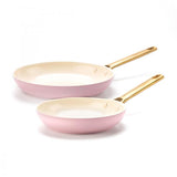 Greenpan Padova Reserve 2-Piece 8" & 10" Open Frypan Set, Blush
