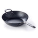 BK Cookware Black Steel 12-Inch Open Wok