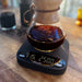 Escali Versi Coffee Scale with Timer, 6.6 lb Capacity, Black