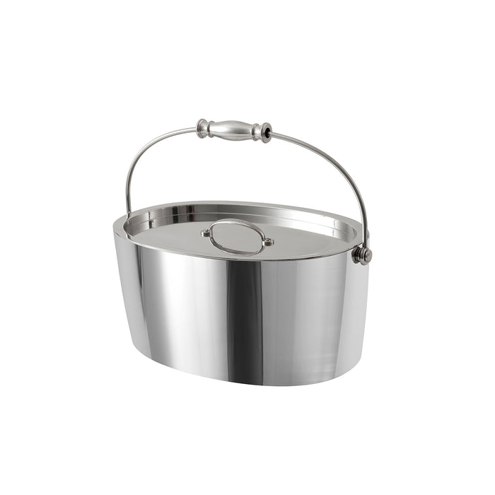 Crafthouse by Fortessa 12" x 5.25" Ice Bucket w/Handle and Drain Tray, Stainless